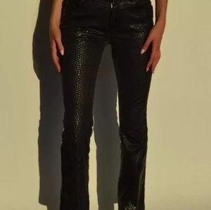 Guess snake print pants